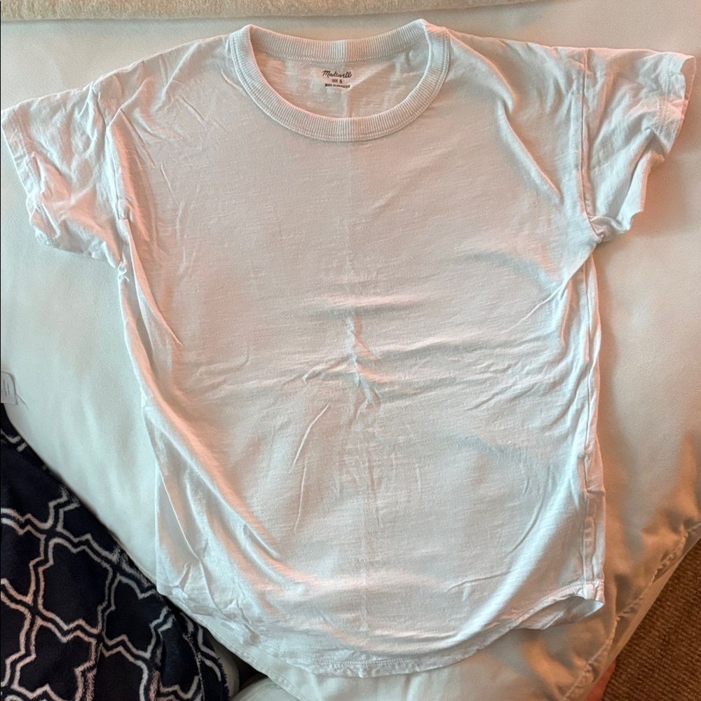 Madewell Women's White Short Sleeve Tee